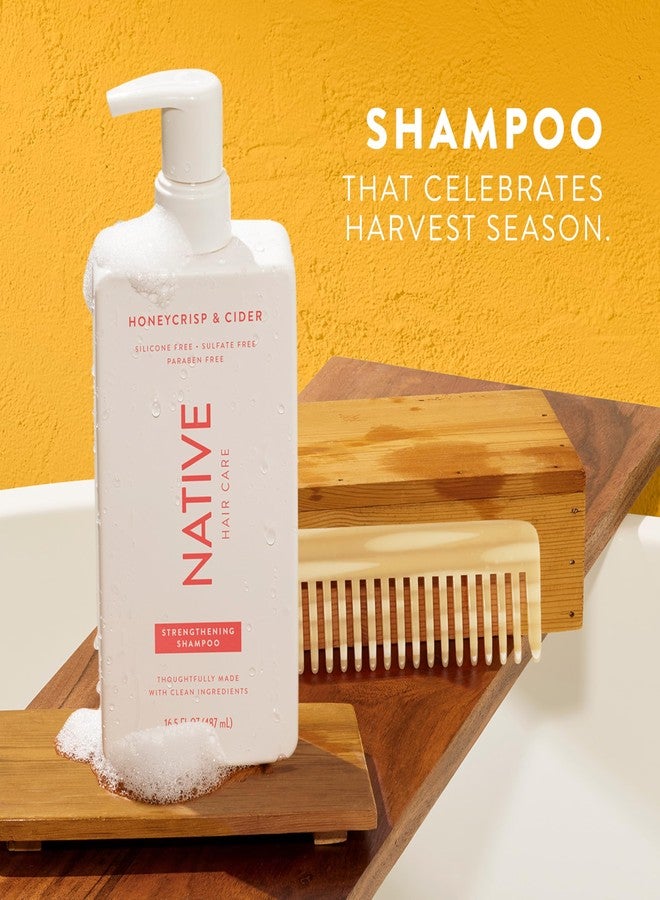 نيتيف شامبو وبلسم وغسول للجسم من ناتيف - برائحة العسل والتفاح - مكونات طبيعية، خالٍ من الكبريتات والبارابين، عناية مقويّة للشعر | مجموعة موسمية خريفية (إجمالي 51 أونصة سائلة) - عبوة من 3 قطع - Image 5